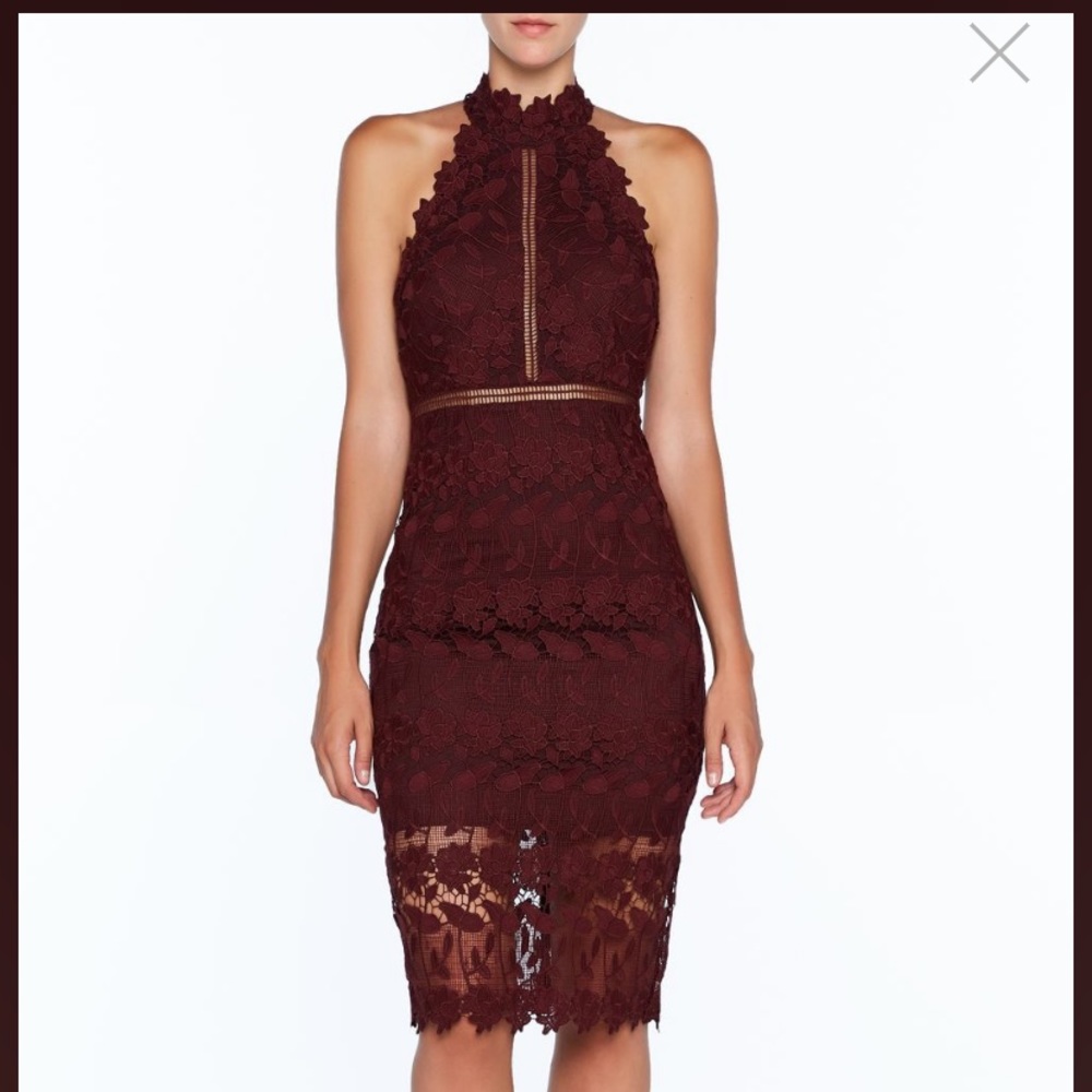 Bardot Gemma Halter Cocktail Dress